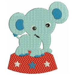 Stickdatei - Zirkus Elefant